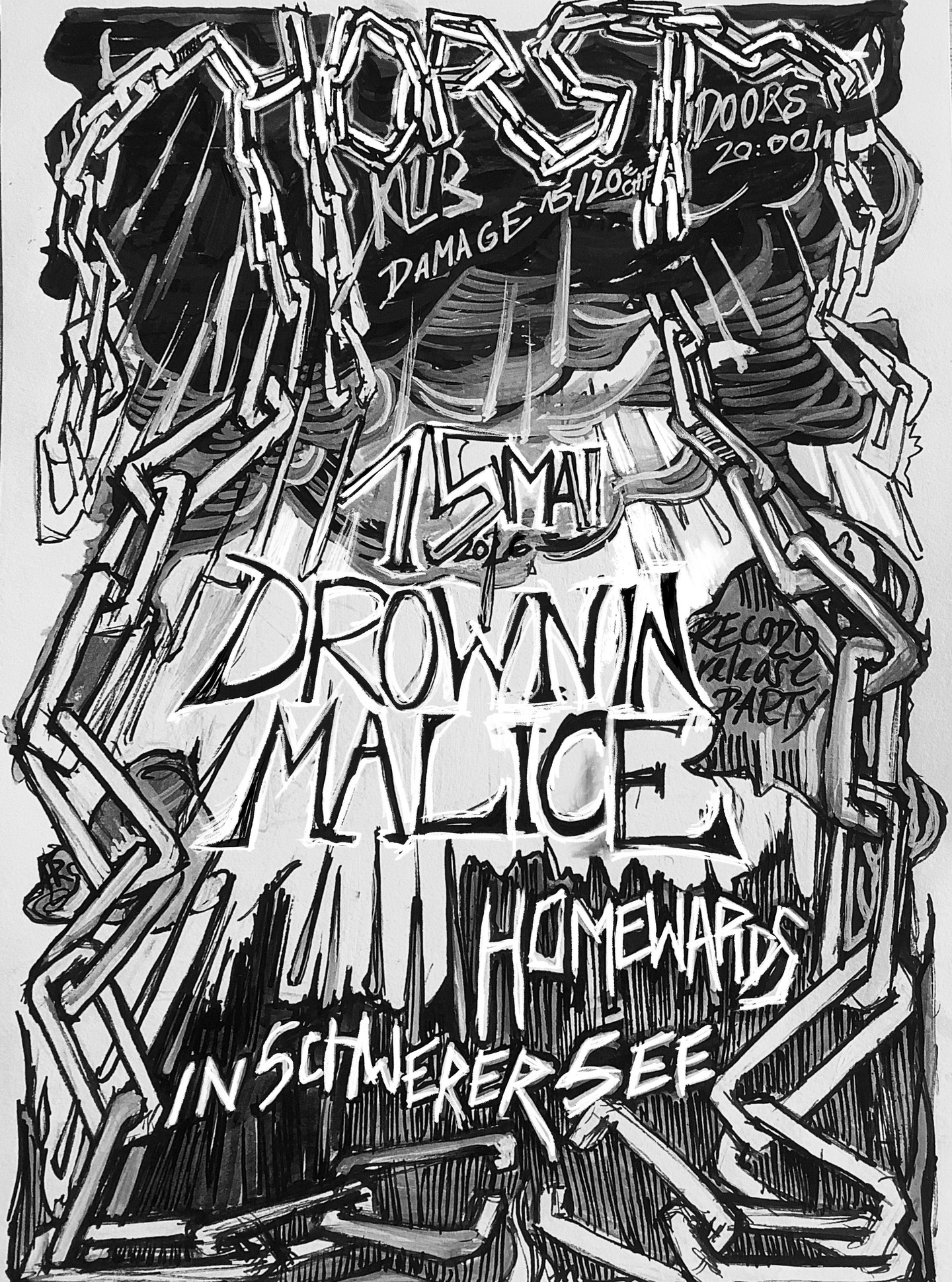 Drown In Malice Releaseparty mit Homewards & In Schwerer See